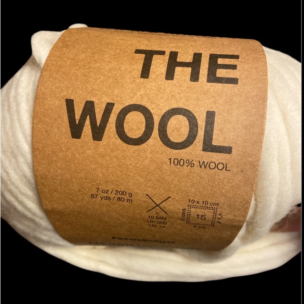 🧶 100% Wool Yarn - Off White 🧶